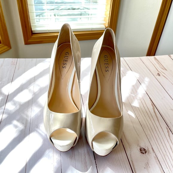 Patent Leather Peep-Toe Platform Pump - Picture 5 of 7